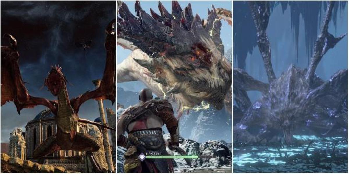5 jogos com grandes lutas contra chefes de dragões (e 5 nada assombroso)