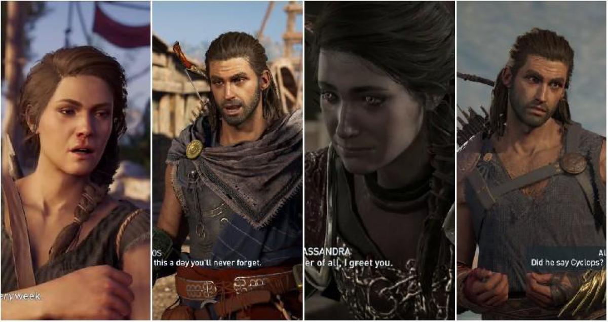 5 linhas em Assassin s Creed Odyssey Kassandra entregue melhor (e cinco de Alexios)