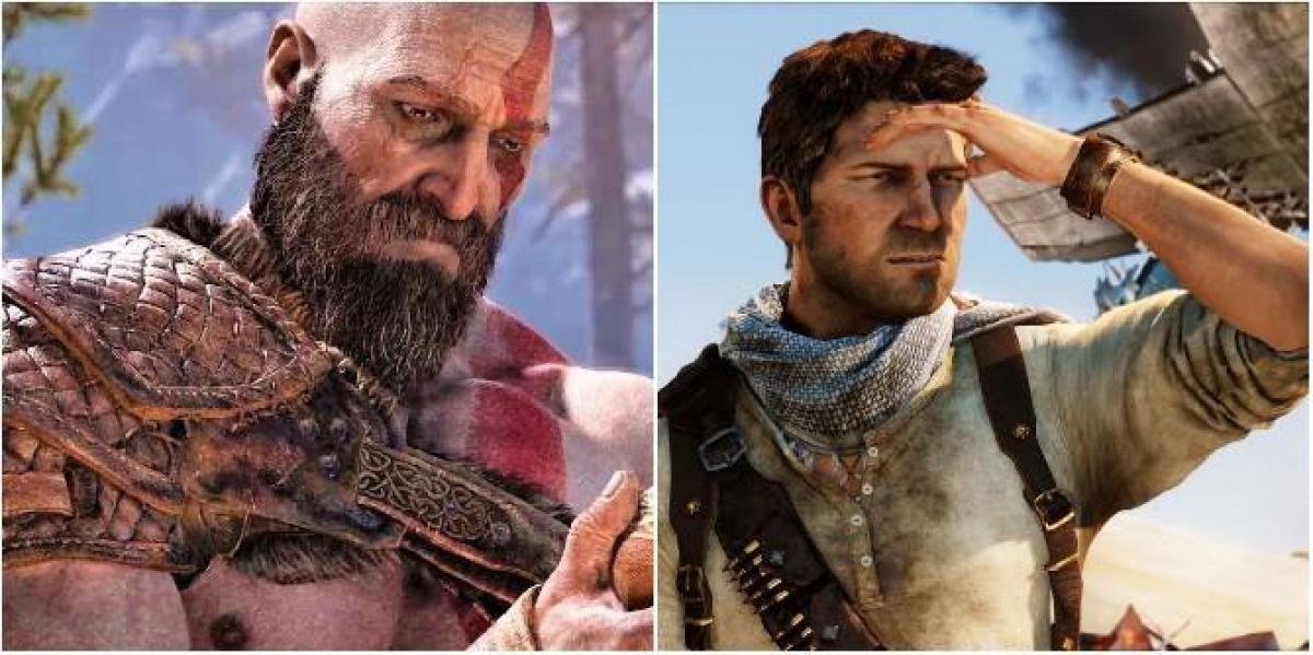 5 maneiras de Kratos ser o melhor herói do PlayStation (e 5 é Nathan Drake)