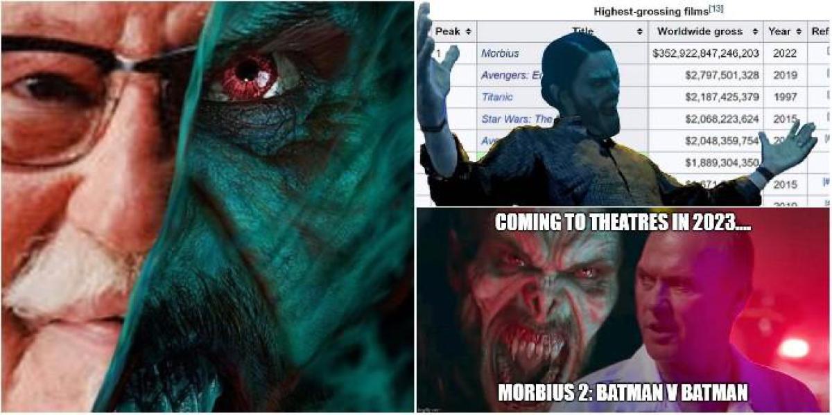 5 memes hilários de Morbius que zombam do filme
