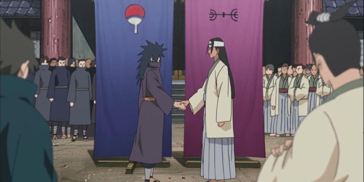 Uchiha e Senju formam uma aliança