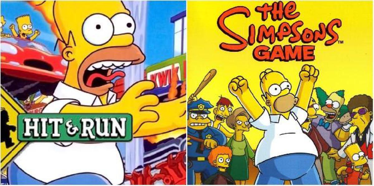 5 razões pelas quais Hit & Run é o melhor jogo dos Simpsons (e 5 por que é The Simpsons Game )