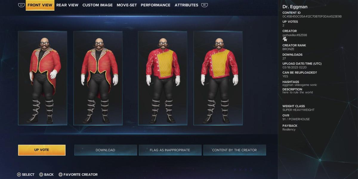 wwe-2k23-best-caws-based-on-video-game-personagens-dr-eggman