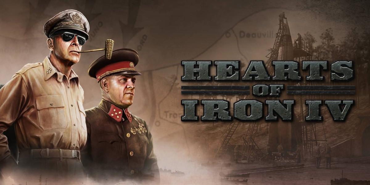 Os generais do Hearts of Iron 4 posam ao lado do ícone do Hearts of Iron