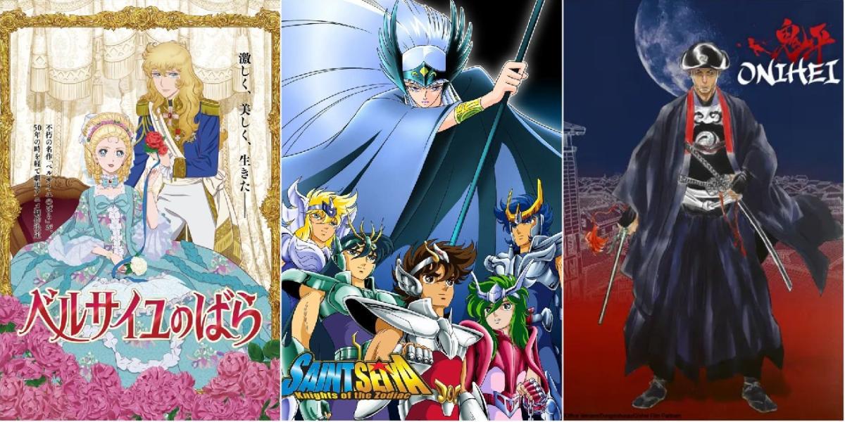 6 melhores conjuntos de anime no século 18