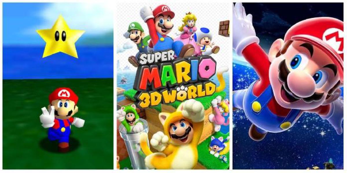 6 melhores níveis em jogos 3D Mario