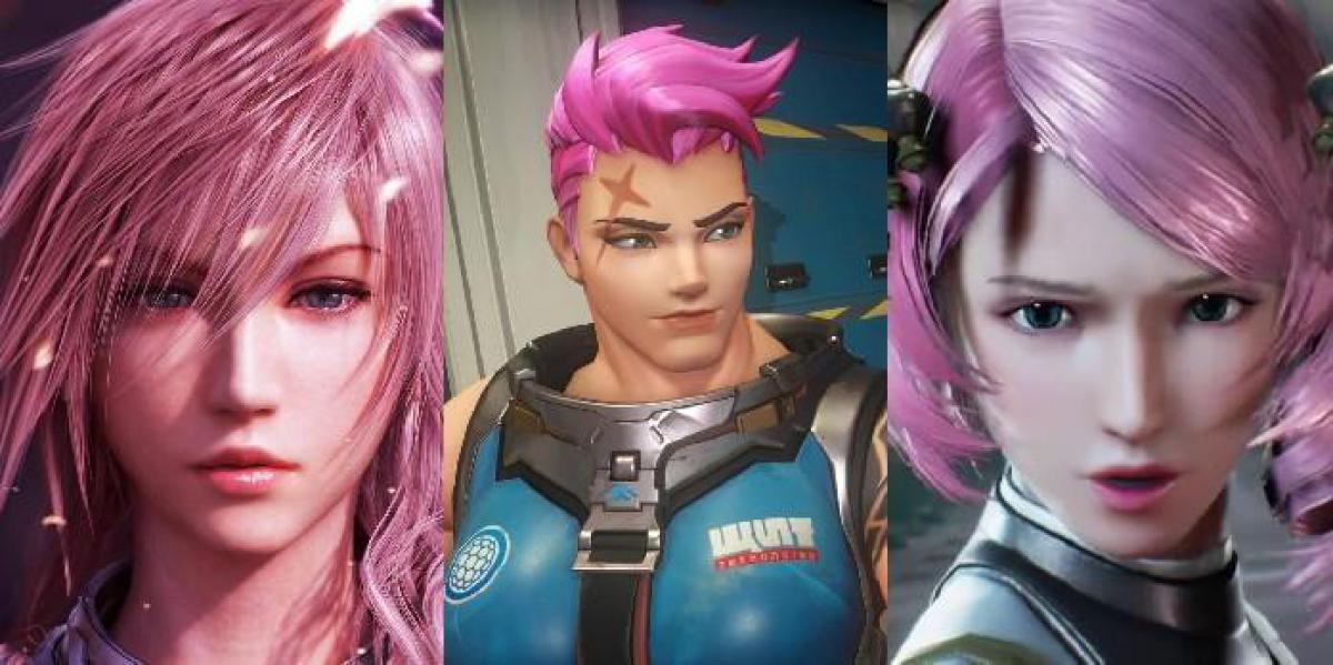 6 melhores personagens femininas de videogame com cabelo rosa