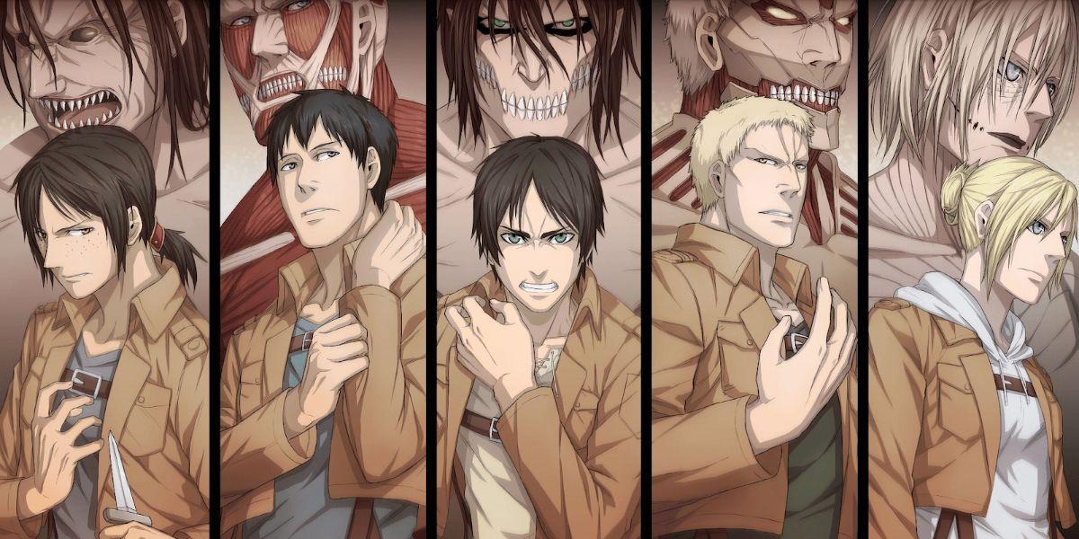 Personagens principais de Attack On Titans