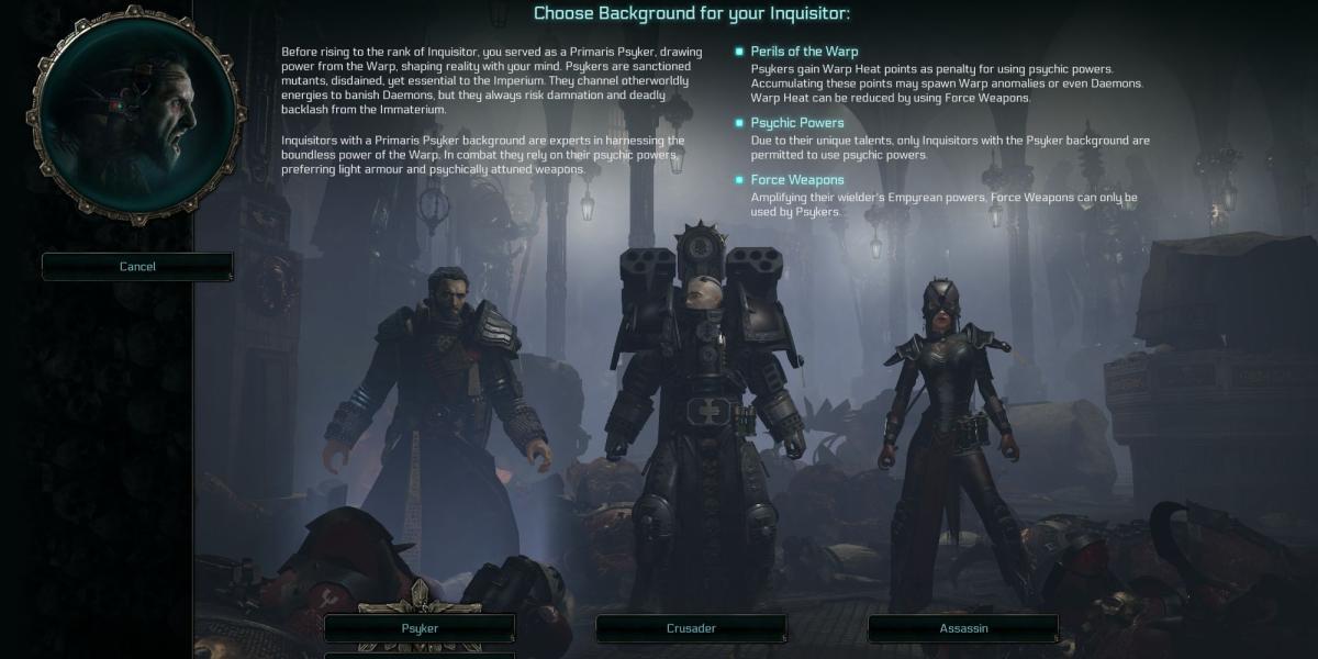 Warhammer 40.000: Inquisidor - Terminologia do Mártir
