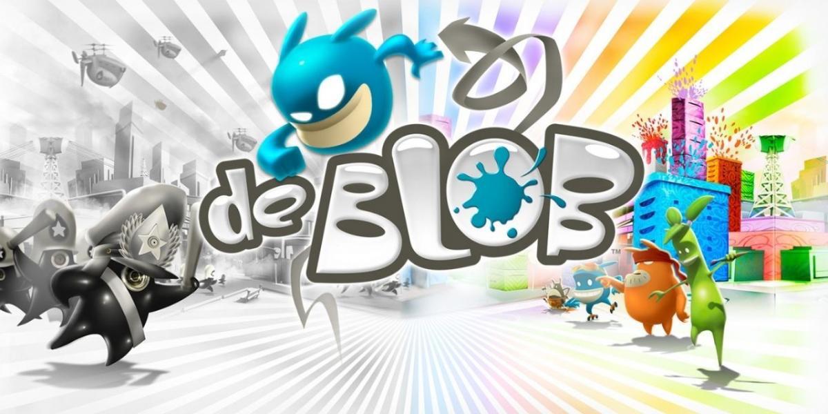 Trabalho promocional de De Blob para o Nintendo Wii