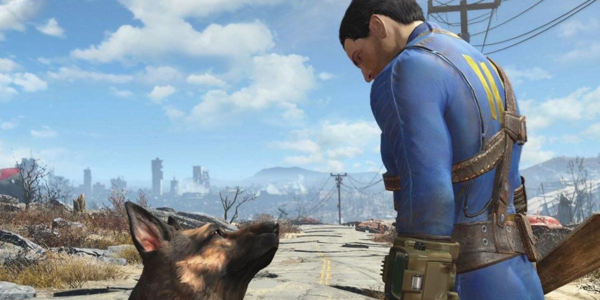 Fallout 4 Único sobrevivente e cachorro