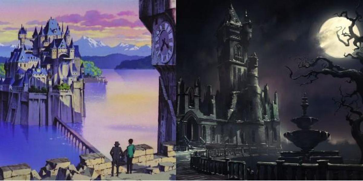 7 melhores conjuntos de anime em castelos góticos