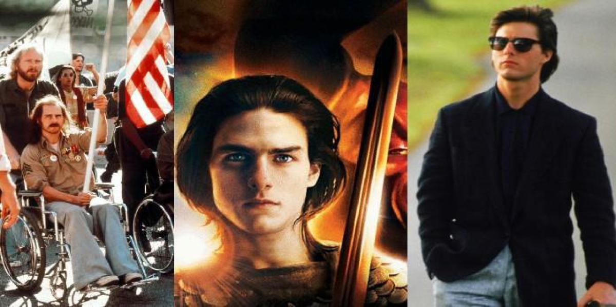 7 melhores filmes estrelados por Tom Cruise, classificados