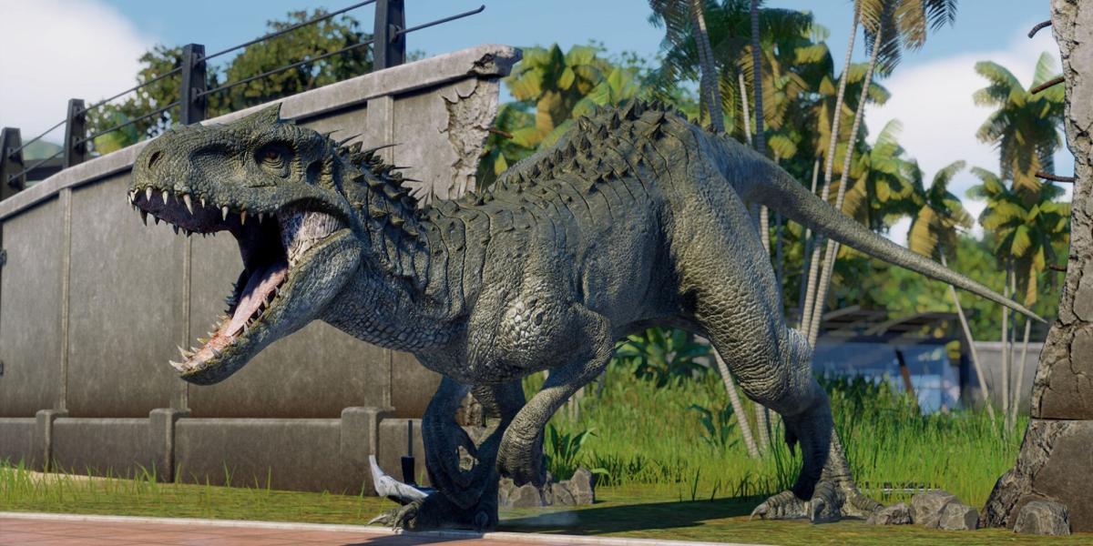 T. Rex em Jurassic World Evolution 2