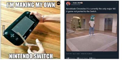 7 memes hilários de Switch vs Wii U