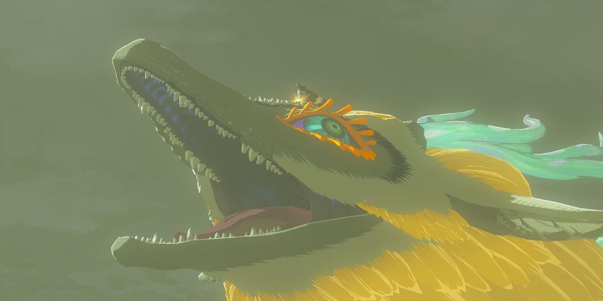 O dragão de luz em The Legend of Zelda Tears of the Kingdom
