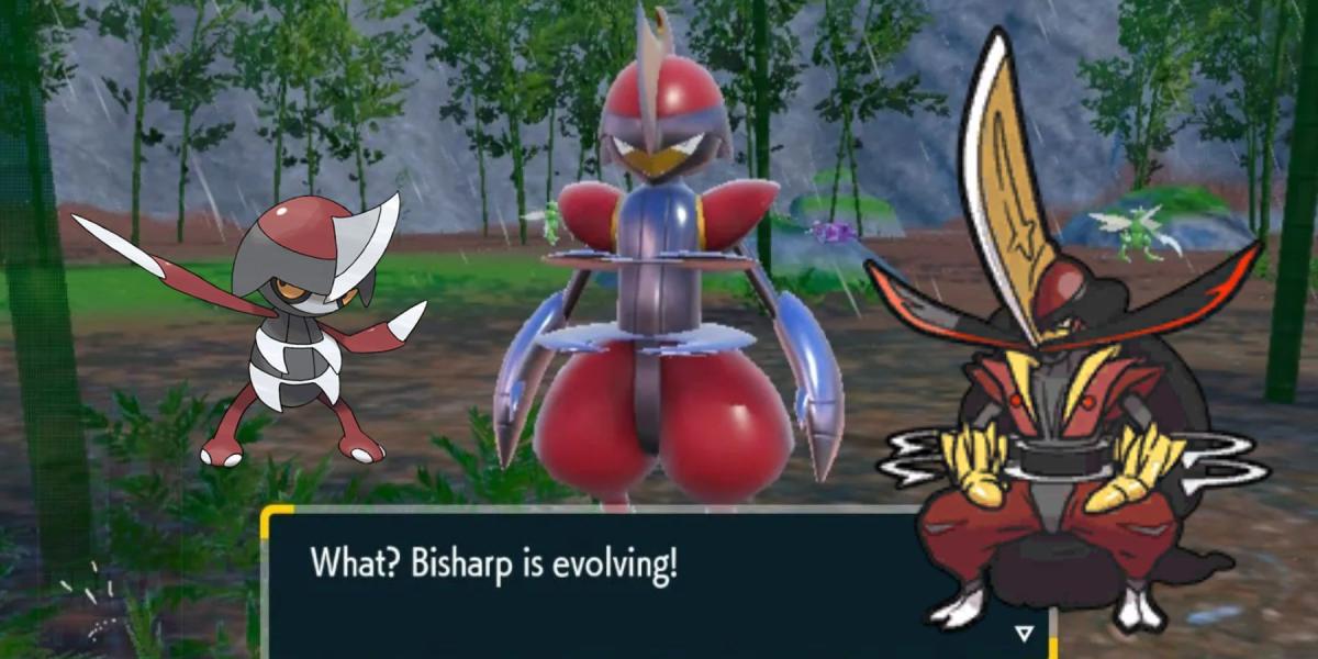 pokemon scarlet e violet como evoluir o bisharp