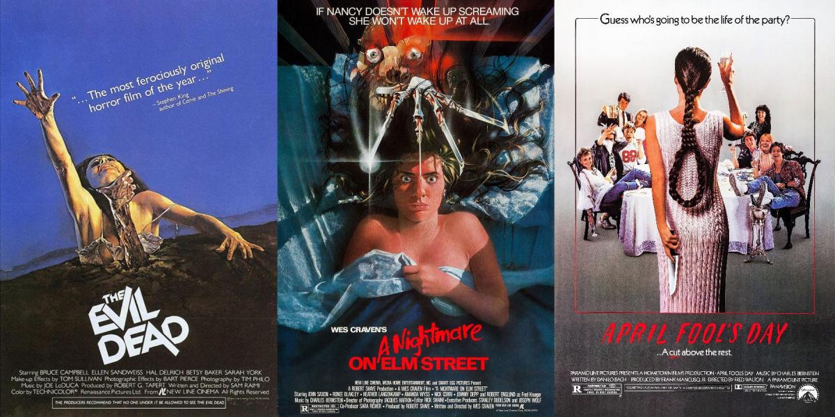 7 pôsteres de filmes de terror dos anos 80 que resistem ao teste do tempo