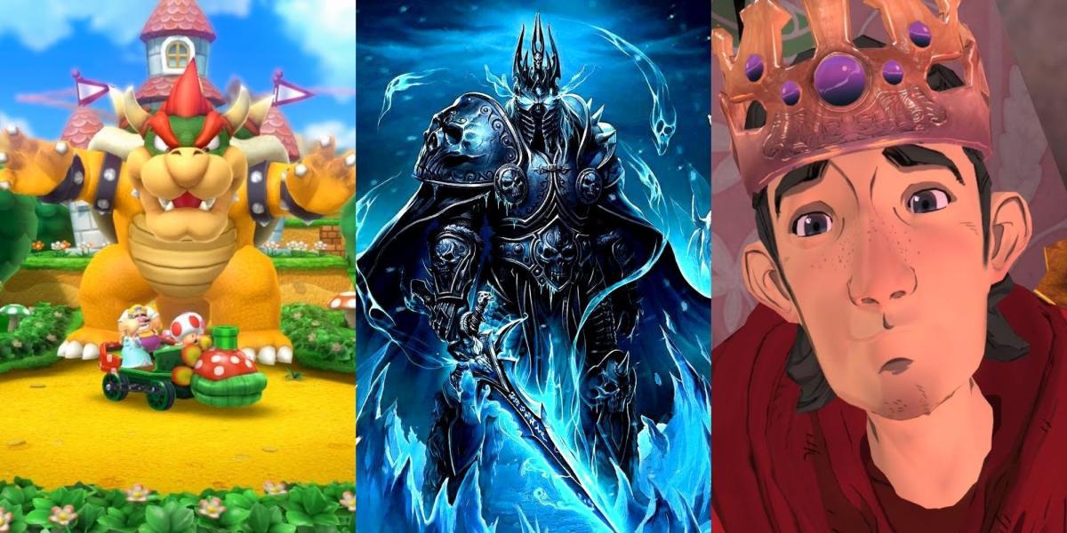 7 reis mais icônicos em jogos