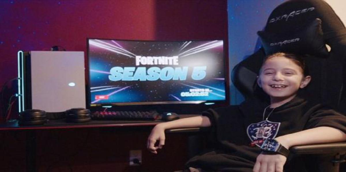 8 anos é o jogador profissional de Fortnite mais jovem de todos os tempos