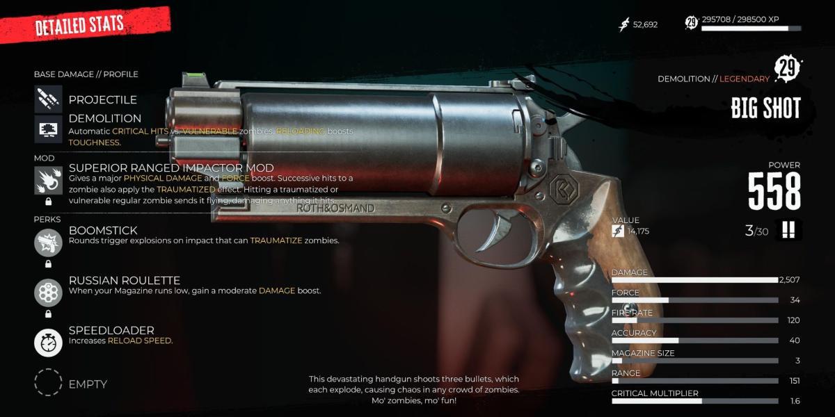 A lendária arma Big Shot em Dead Island 2