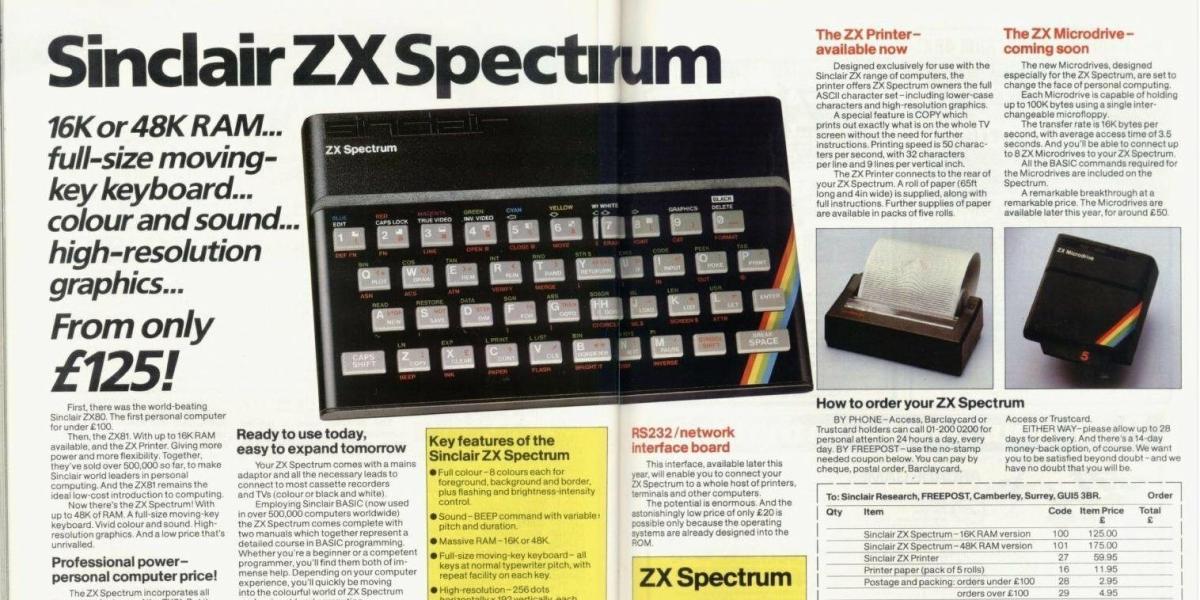 Consoles de sucesso com falha - Timex Sinclair ZX Spectrum