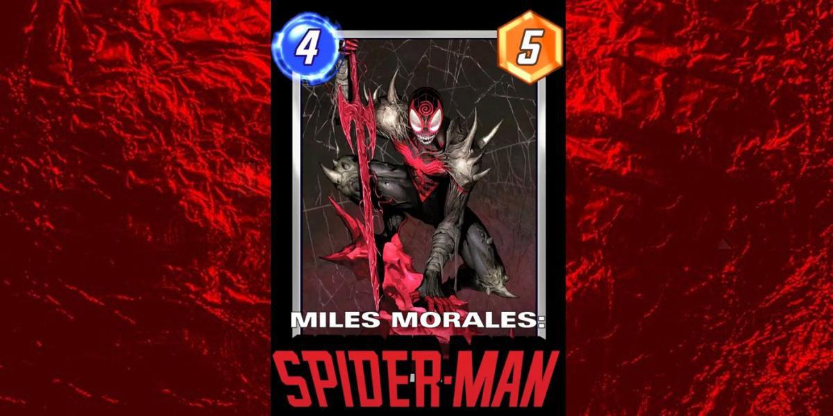 Marvel Snap Variant Art Knullified SpiderMan Miles Morales