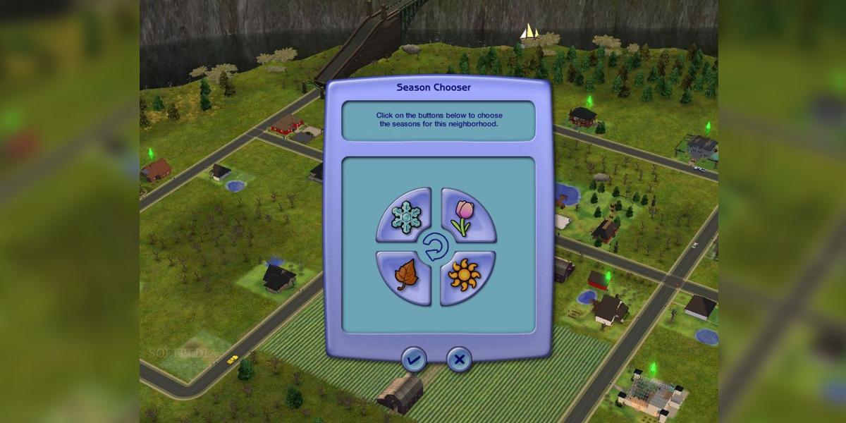 Jogabilidade de The Sims 2: Estações