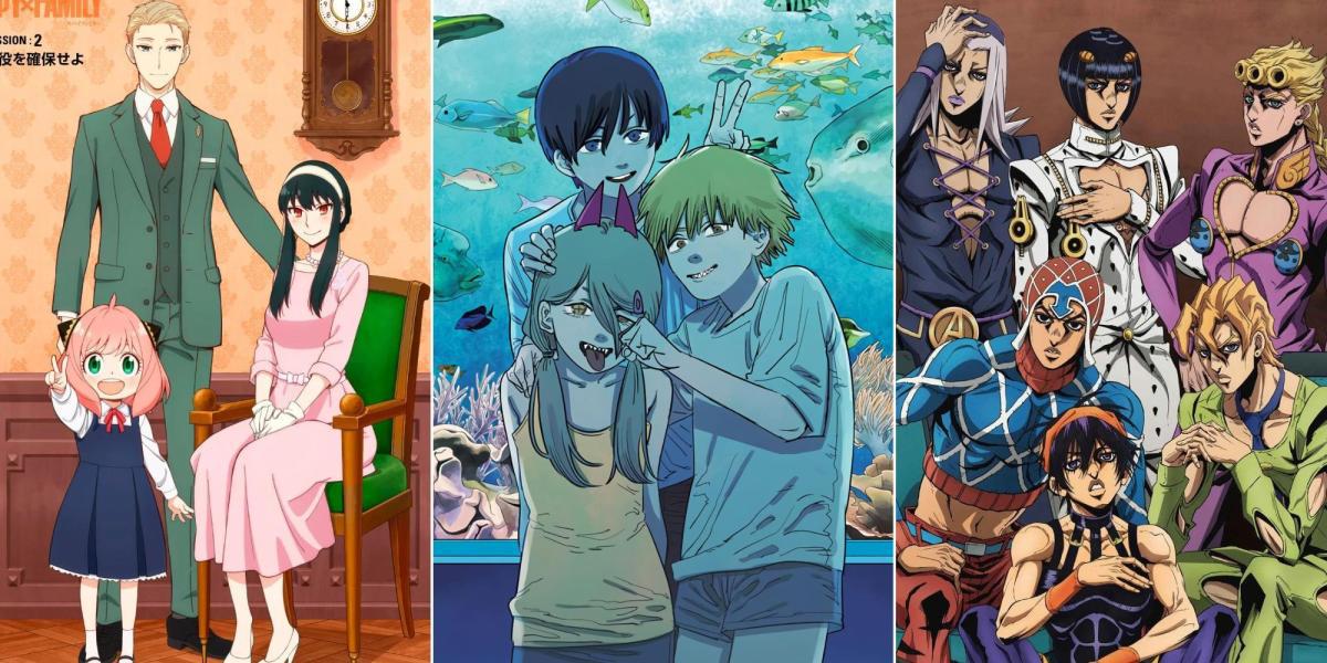 8 melhores famílias encontradas em anime