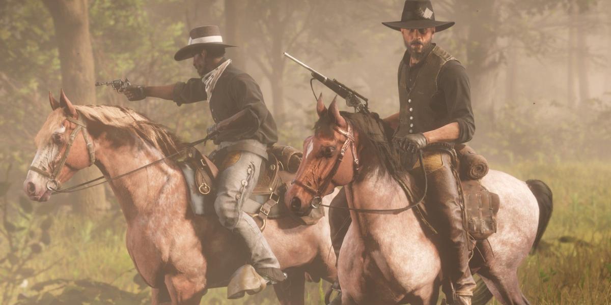 red dead online bandidos a cavalo