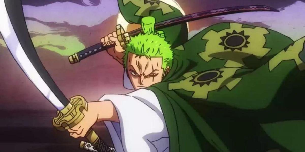 Roronoa Zoro e suas três espadas (One Piece)
