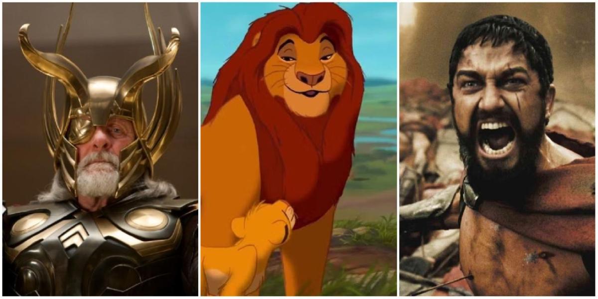 8 reis mais icônicos em filmes, classificados