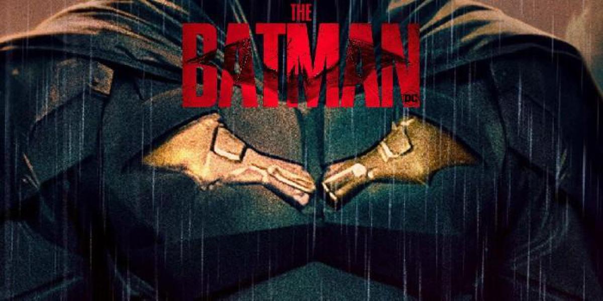A arte conceitual do Batman mostra os rascunhos do símbolo do morcego de Bruce Wayne