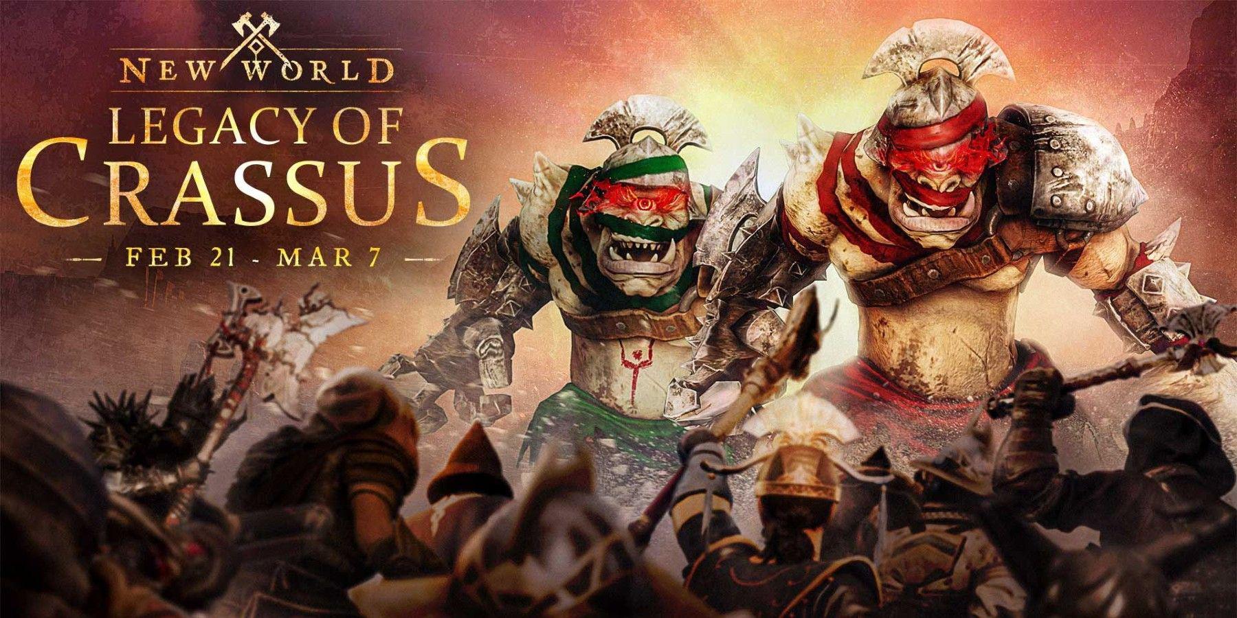 A atualização 1.8.3 do novo mundo inicia o evento Legacy of Crassus