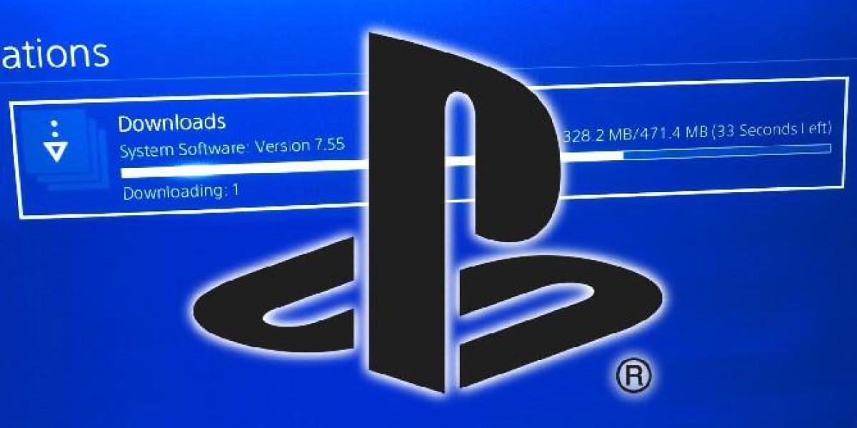 A atualização 7.55 do PS4 já está disponível, eis o que ela faz