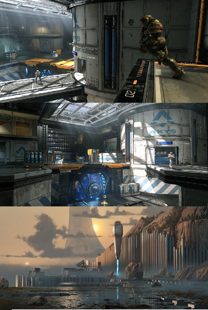 A captura de tela do Halo Infinite dá uma primeira olhada no mapa multijogador
