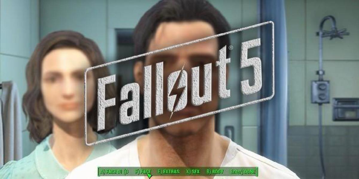 A criação de personagens de Fallout 5 provavelmente será completamente diferente de Fallout 4