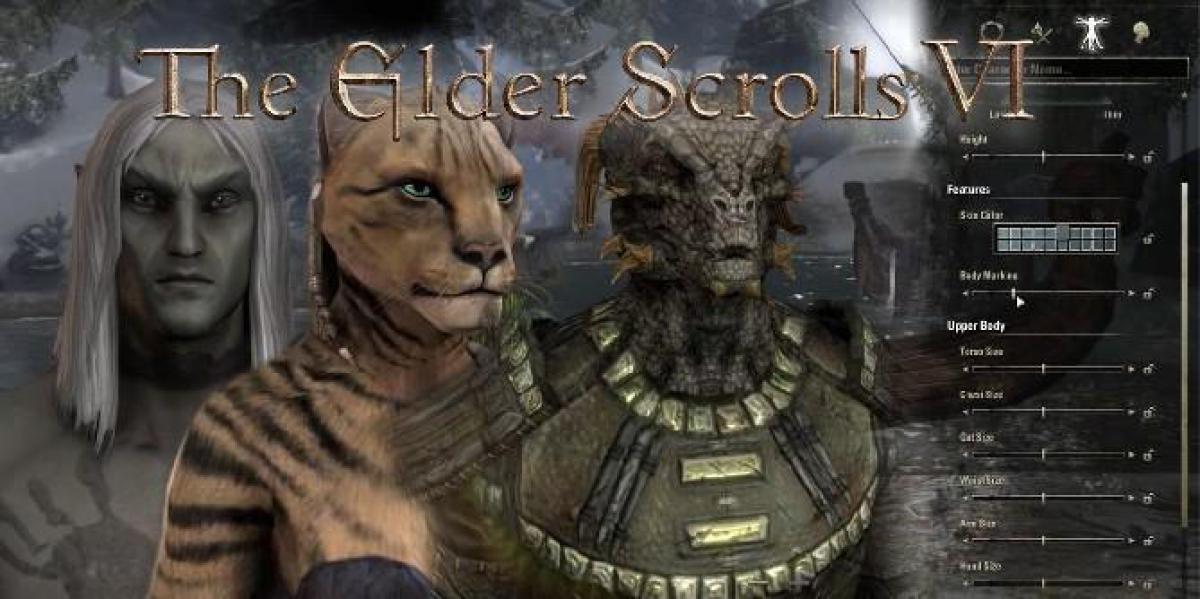 A criação de personagens de The Elder Scrolls 6 precisará equilibrar fantasia com grandes mudanças