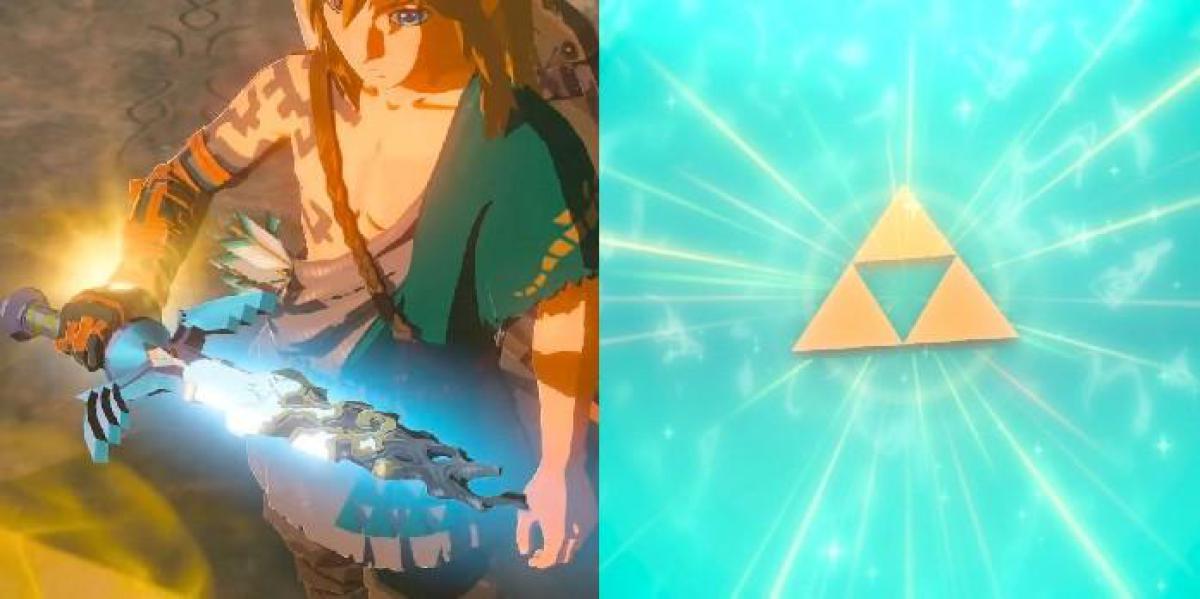 A espada mestra danificada de Zelda: Breath of the Wild 2 pode anunciar o retorno da Triforce