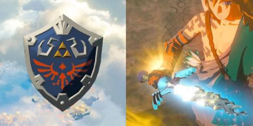 A espada mestre arruinada de Zelda: Breath of the Wild 2 deixa o escudo Hylian em fluxo