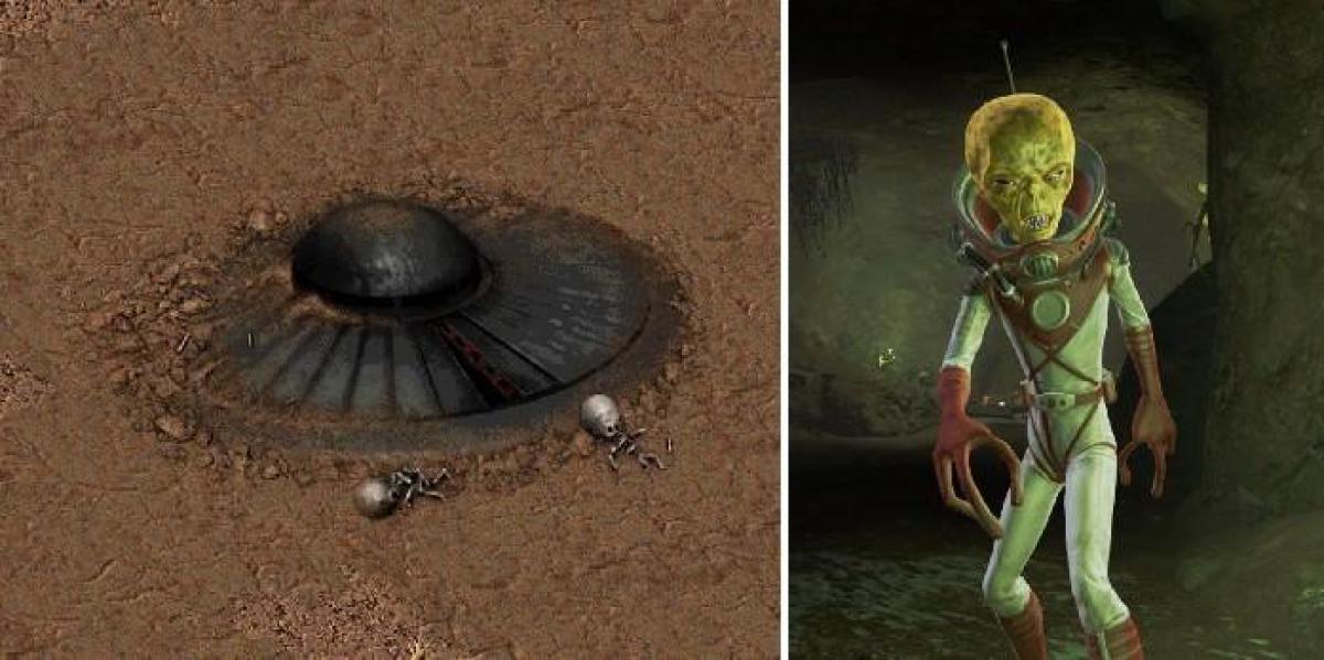 A história da franquia Fallout com alienígenas