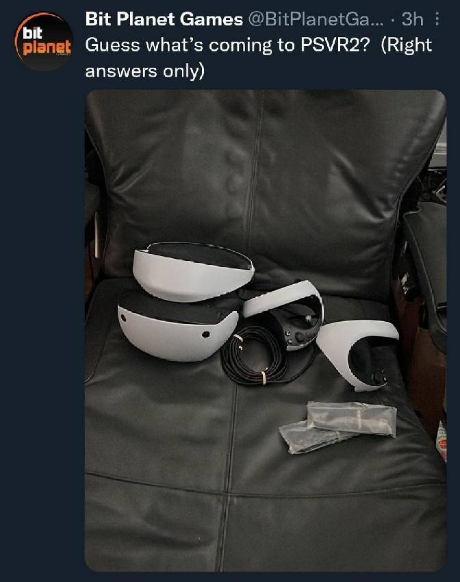 A imagem do fone de ouvido PlayStation VR2 aparece online