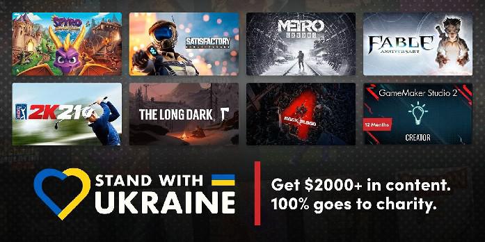 A indústria de jogos doou quase US $ 200 milhões para o povo ucraniano