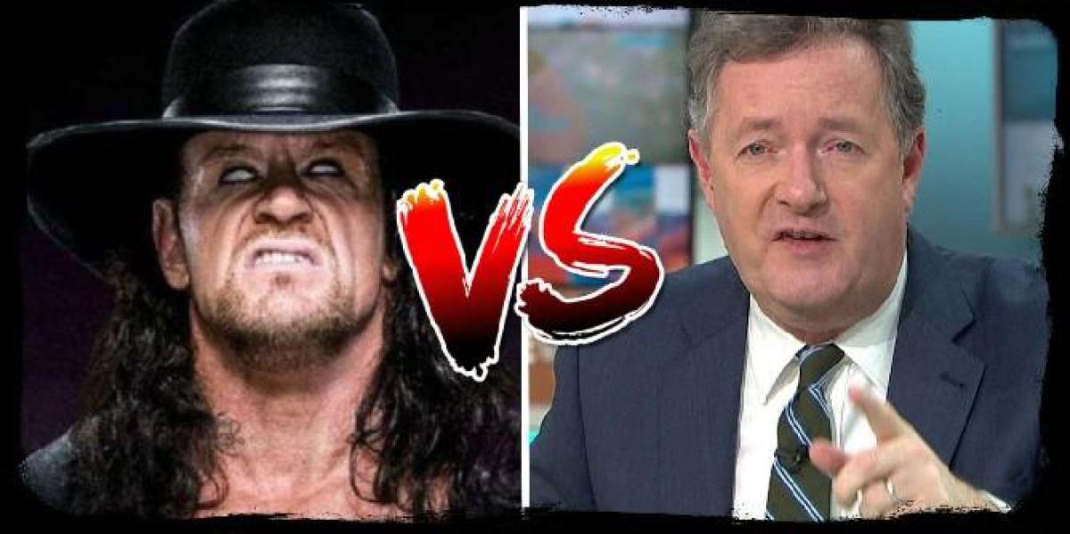 A lenda da WWE The Undertaker quer enfrentar Piers Morgan