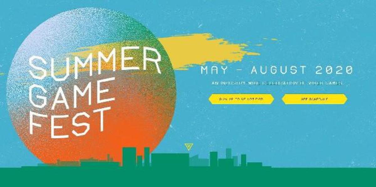 A programação do Summer Game Fest de junho de 2020 foi alterada novamente