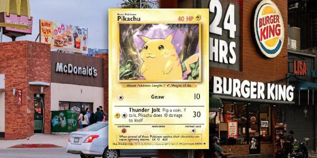 A promoção do cartão Pokemon do McDonald s não pode corresponder ao Burger King