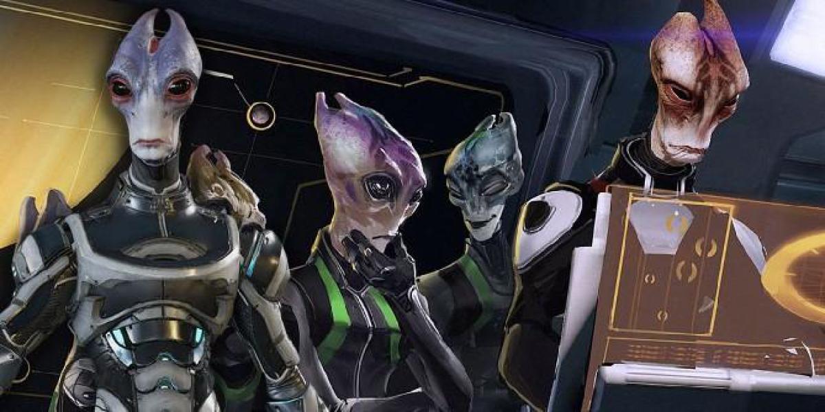 A raça alienígena salariana inteligente de Mass Effect oferece mais do que aparenta