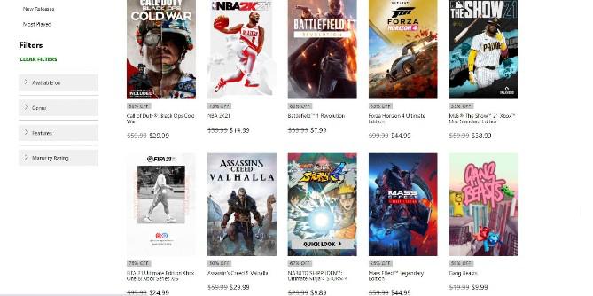 A venda de jogos do Microsoft Ultimate está de volta com grandes descontos