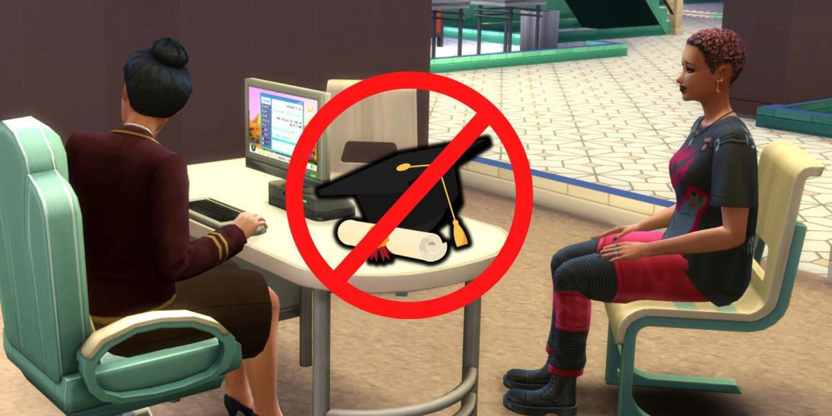 Abandone a escola no The Sims 4: High School Years