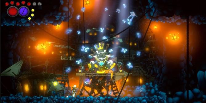 Aeterna Noctis é um novo jogo de plataforma 2D chegando este ano para PS4 e PS5